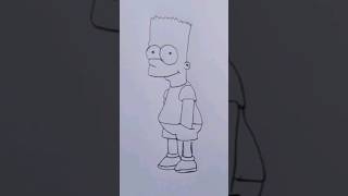 Gow to draw a Simpson step by step with easy fast way [upl. by Onaireves]