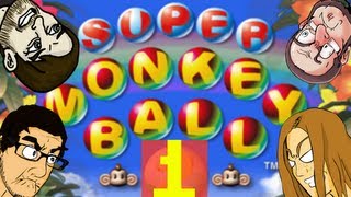 GameFaceOFF  Super Monkey Ball  4 Player Competition Mode  Part 1 [upl. by Arrat]