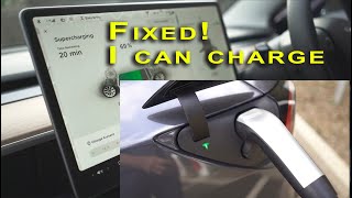 Tesla Model 3 fixed I can supercharge again [upl. by Elockcin]