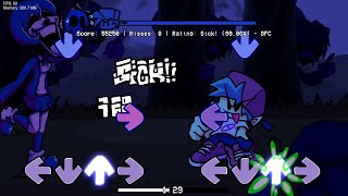 FNF  VS MonikaEXE V2  Sayonara remixed by Yunee amp SuperStamps FC [upl. by Lihas]