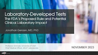 What the FDA’s Proposed Rule to Regulate LabDeveloped Tests Means for Hospitals and Health Systems [upl. by Euqinommod]