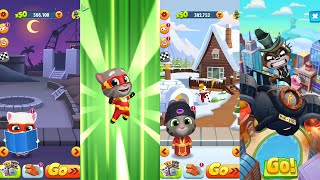 LIVE Talking Tom Gold Run vs Talking Tom Hero Dash Battle Who Will Win Go Go Go [upl. by Yevrah]