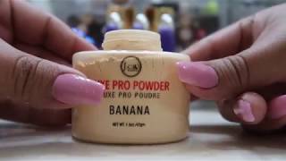 JCat Beauty BANANA Powder Demo [upl. by Arodal]