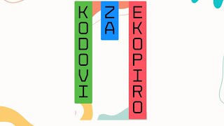 KODOVI ZA EKOPIRO [upl. by Hairej]