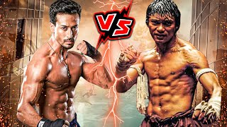 Tiger shroff Vs Tony Jaa Fight Tony Jaa Vs Tiger Shroff Fight Tiger Shroff New Movie Tiger Shroff [upl. by Aracal]