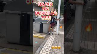 ASÍ SE BAJAN LOS BORDILLOS 🤙 rachaskate roller rollerskating skate patinaje patines patinar [upl. by Jonny]