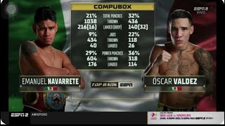 Emanuel Navarrete Vs Ã“scar Valdez agosto 12 de 2023 [upl. by Aenat]