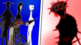 The Boiled One VS Doctor Nowhere Creatures Analog Horror Stick Nodes Animation [upl. by Durwyn]