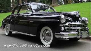 Original 1949 Dodge Coupe  Walkaround Tour wwwCharvetClassicCarscom [upl. by Ayhay]