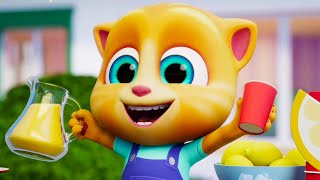 Talking Tom 😼 レモネードの日 Lemonade Day 🍸🍹 NEW ⭐ Cartoon For Kids  Super Toons TV アニメ [upl. by Ajtak]