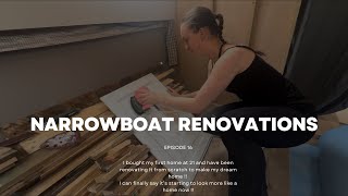 NARROWBOAT KITCHEN RENOVATIONS  FT spa evening [upl. by Ycnan]