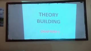 THEORY BUILDING PART 1 [upl. by Yorled479]