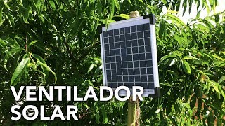 Ventilador para invernadero con panel solar  Permaculture in Galicia [upl. by Branden514]