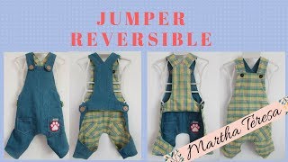 Jumper Reversible Para Perritos ¡Super Fácil  DIY [upl. by Beebe]