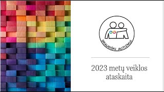 2023 metų veiklos ataskaita [upl. by Roel]