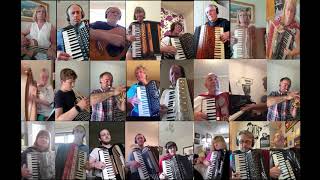 Jimmy Blair Accordion Orchestra and Friends Carrickfergus [upl. by Enyaw]