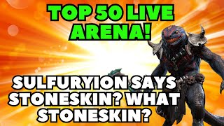 Sulfuryion Shutting Down Stoneskin In Live Arena [upl. by Malonis762]