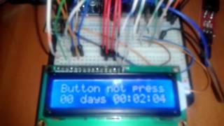 Arduino  LCD with pushbutton for backlight control [upl. by Seta]