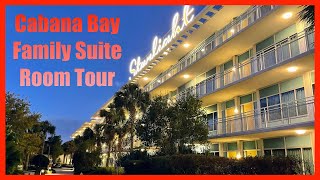 Universals Cabana Bay Beach Resort Family Suite Room Tour [upl. by Eenet]