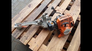 Disassembly of Stihl FS45 trimmer for spare parts Триммер STIHL ФС45 на запчасти [upl. by Mharba]