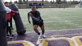 New Yorks Next Star Quinnen Williams INTENSE Workout [upl. by Pride858]