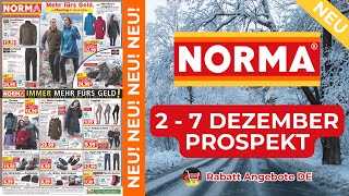 NORMA Neuer Werbung Wochenprospekt  2 Dezember  7 Dezember Prospekt  Rabatt Angebote DE [upl. by Symons]