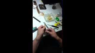 Oboe Reed Making 4（糸巻き） [upl. by Airetnuhs]