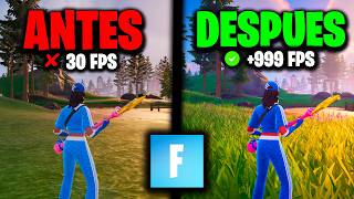 La MEJOR GUIA de OPTIMIZACION para FORTNITE C5S4 ✅ Aumenta FPS [upl. by Norreg]