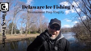 Delaware Ice Fishing  Tournament Prep Vlog 3 [upl. by Oigres]