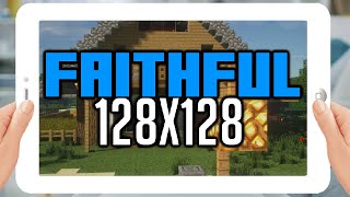 Faithful 128x128 TEXTURE PACK 121120119 Bedrock amp MCPE 👉 Minecraft PE 🎮📱 [upl. by Aoht]