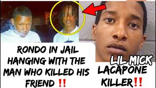 Rondonumbanine Hanging With LA Capone Kxller Inside Jail Allegedly [upl. by Karlen]