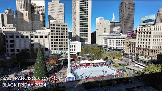 San Francisco California during Black Friday November 29 2024 [upl. by Eihs314]