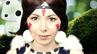 SAN  PRINCESS MONONOKE COSPLAY MAKEUP TUTORIAL ❤ [upl. by Ahseina]