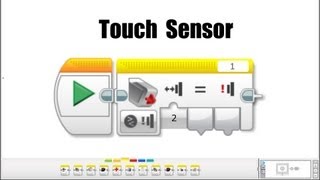 EV3 Programming The Touch Sensor Block [upl. by Ranip]