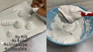 How to make fluffy WHITE frosting [upl. by Ykcim]