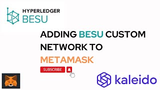 Adding Besu Custom Network to MetaMask [upl. by Stewardson43]