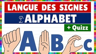 Apprendre la langue des signes  lalphabet [upl. by Repsac]