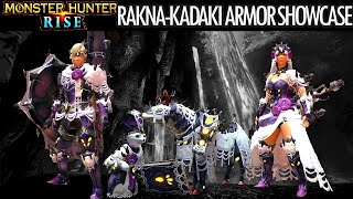 Monster Hunter Rise RAKNAKADAKI ARMOR SHOWCASE GAMEPLAY REVEAL NEW TRAILER モンスターハンターライズ ヤツカダキ 鎧 ビデオ [upl. by Earleen34]