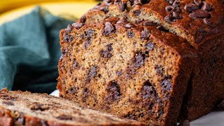 BEST Banana Chocolate Chip Bread [upl. by Garson647]