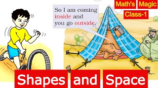 Shapes and Space Class 1 Maths Worksheet  Maths Magic chapter 1 Shapes and Space CBSE NCERT Hindi [upl. by Gascony]