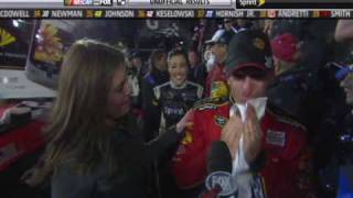 2010 Daytona 500  Jamie McMurrays Emotional Interview [upl. by O'Mahony]