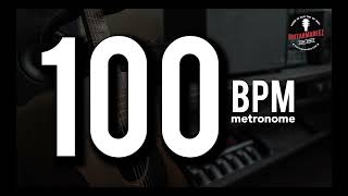 100 BPM  Metronome  quotClickquot Beat Style  15 minute Practice Track [upl. by Sarita647]