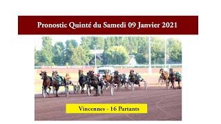 pronostic pmu quinté du jour Samedi 09 Janvier 2021 PRIX DE BRETEUIL [upl. by Terrena]