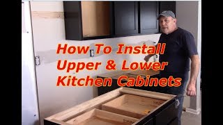 How To Install Kitchen Cabinets [upl. by Bashuk413]