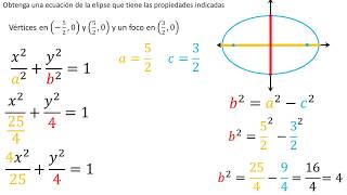 Ecuación de una elipse  Ejemplo 1 [upl. by Nonnarb]