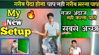 मेरा New setup 🔥  youtube studio setup  gaming setup  setup for beginners  Setup tour [upl. by Gwen851]