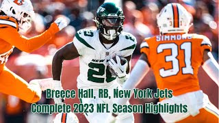 Breece Hall Complete 2023 NFL Season Highlights New York Jets [upl. by Caresse683]