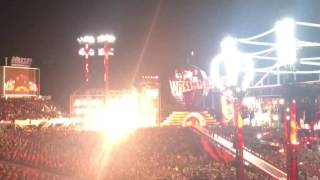 Brock Lesnar Entrance LIVE Pt 1  WrestleMania 33 [upl. by Lampert685]