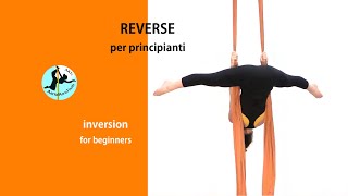 Tessuto aereo REVERSE PER PRINCIPIANTI  Aerial Silk inversion for beginners [upl. by Joachima353]