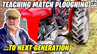 TEACHING MATCH PLOUGHING TO THE NEXT GENERATION howtoplough [upl. by Royd30]